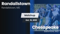 Matchup: Randallstown vs. Chesapeake  2018