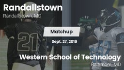 Matchup: Randallstown vs. Western School of Technology 2019