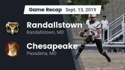 Recap: Randallstown  vs. Chesapeake  2019