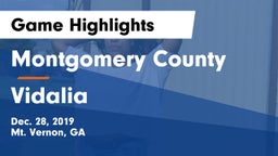 Montgomery County  vs Vidalia  Game Highlights - Dec. 28, 2019
