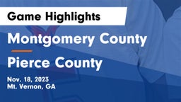 Montgomery County  vs Pierce County  Game Highlights - Nov. 18, 2023