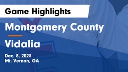 Montgomery County  vs Vidalia  Game Highlights - Dec. 8, 2023