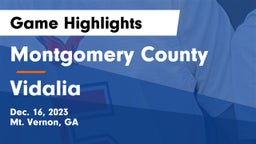 Montgomery County  vs Vidalia  Game Highlights - Dec. 16, 2023