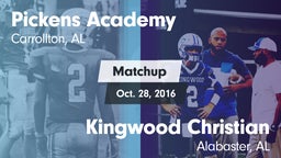 Matchup: Pickens Academy vs. Kingwood Christian  2016