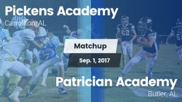 Matchup: Pickens Academy vs. Patrician Academy  2017