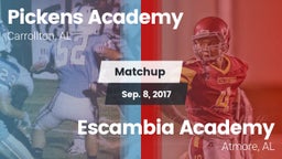 Matchup: Pickens Academy vs. Escambia Academy  2017