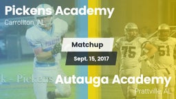 Matchup: Pickens Academy vs. Autauga Academy  2017
