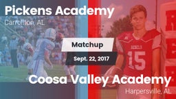 Matchup: Pickens Academy vs. Coosa Valley Academy  2017