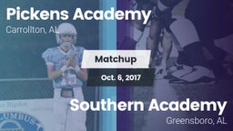 Matchup: Pickens Academy vs. Southern Academy  2017