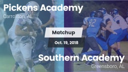 Matchup: Pickens Academy vs. Southern Academy  2018