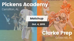 Matchup: Pickens Academy vs. Clarke Prep  2019