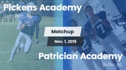 Matchup: Pickens Academy vs. Patrician Academy  2019