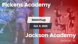 Matchup: Pickens Academy vs. Jackson Academy  2020