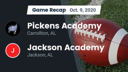 Recap: Pickens Academy  vs. Jackson Academy  2020
