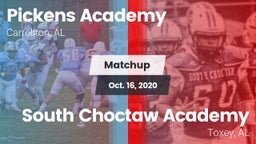 Matchup: Pickens Academy vs. South Choctaw Academy  2020