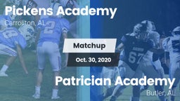 Matchup: Pickens Academy vs. Patrician Academy  2020