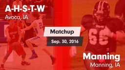 Matchup: A-H-S-T-W vs. Manning  2016