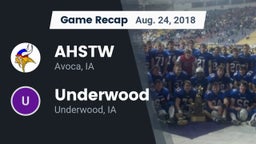 Recap: AHSTW  vs. Underwood  2018