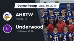Recap: AHSTW  vs. Underwood  2019