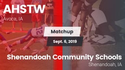 Matchup: AHSTW  vs. Shenandoah Community Schools 2019