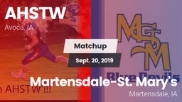 Matchup: AHSTW  vs. Martensdale-St. Mary's  2019