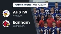 Recap: AHSTW  vs. Earlham  2019