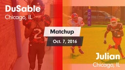 Matchup: DuSable vs. Julian  2016