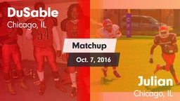 Matchup: DuSable vs. Julian  2016