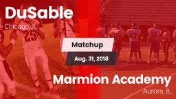 Matchup: DuSable vs. Marmion Academy  2018