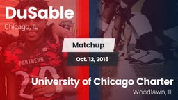 Matchup: DuSable vs. University of Chicago Charter  2018