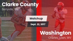 Matchup: Clarke County vs. Washington  2017