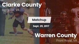 Matchup: Clarke County vs. Warren County  2017