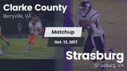 Matchup: Clarke County vs. Strasburg  2017