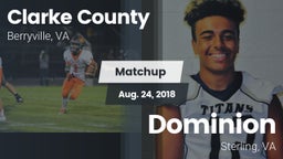 Matchup: Clarke County vs. Dominion  2018