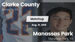 Matchup: Clarke County vs. Manassas Park 2018