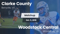 Matchup: Clarke County vs. Woodstock Central  2018