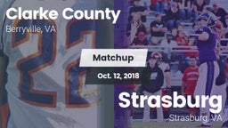 Matchup: Clarke County vs. Strasburg  2018
