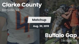 Matchup: Clarke County vs. Buffalo Gap  2019