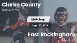 Matchup: Clarke County vs. East Rockingham  2019