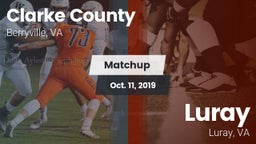 Matchup: Clarke County vs. Luray  2019