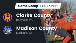 Recap: Clarke County  vs. Madison County  2021