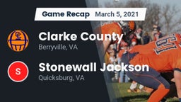Recap: Clarke County  vs. Stonewall Jackson  2021