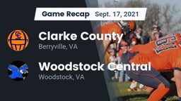 Recap: Clarke County  vs. Woodstock Central  2021