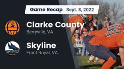 Recap: Clarke County  vs. Skyline  2022