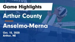 Arthur County  vs Anselmo-Merna  Game Highlights - Oct. 15, 2020