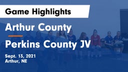 Arthur County  vs Perkins County JV Game Highlights - Sept. 13, 2021