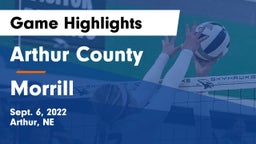 Arthur County  vs Morrill  Game Highlights - Sept. 6, 2022