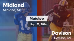 Matchup: Midland vs. Davison  2016