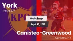 Matchup: York vs. Canisteo-Greenwood  2017