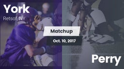 Matchup: York vs. Perry 2017